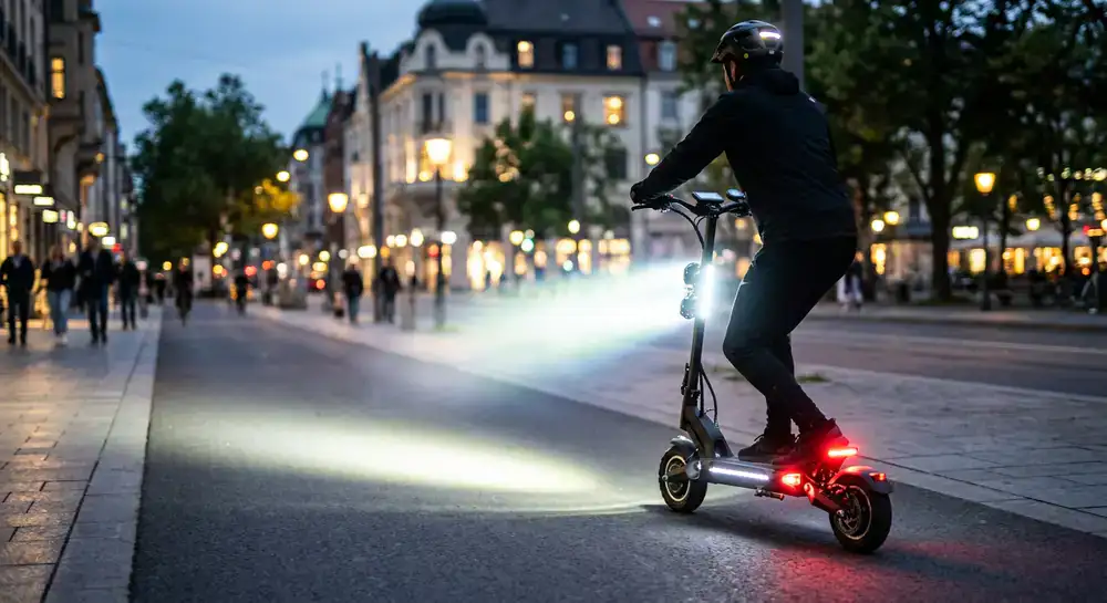 Leuchtstarke LED-Lampen für E-Scooter
