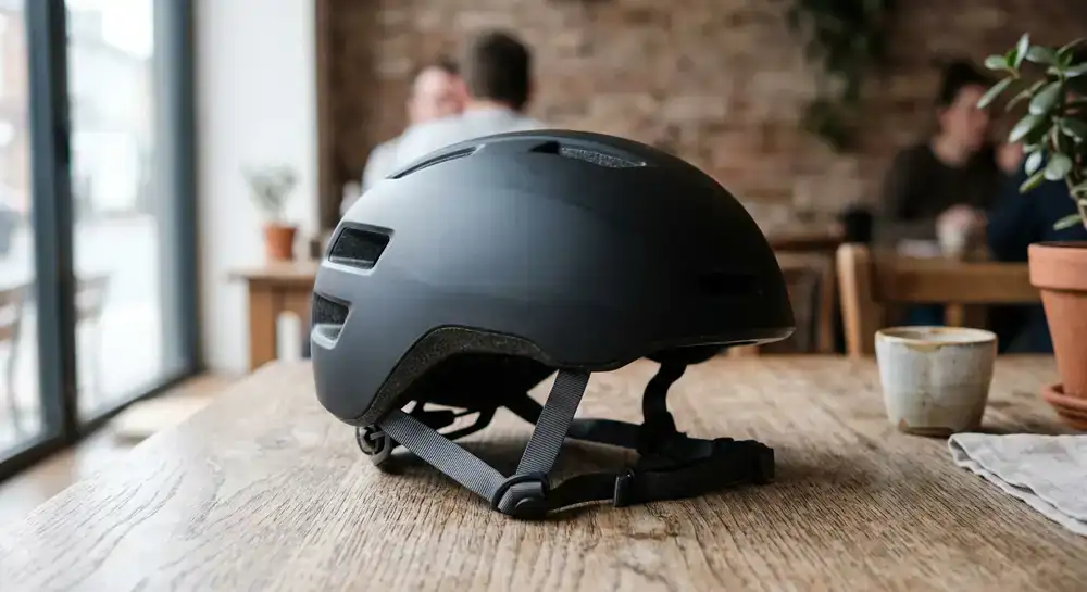 Mattschwarzer City-Helm